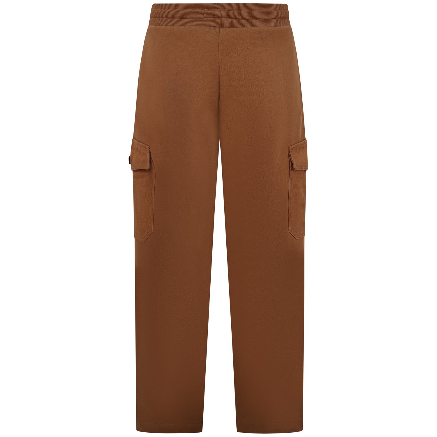 Pantalone tuta marrone con zip per uomo 2