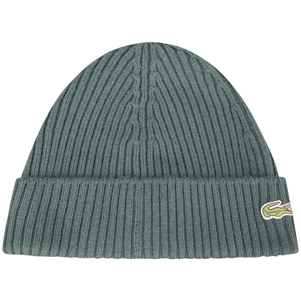 Cappello verde con mini logo per uomo