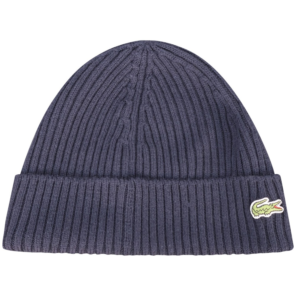 Cappello blu con mini logo per uomo