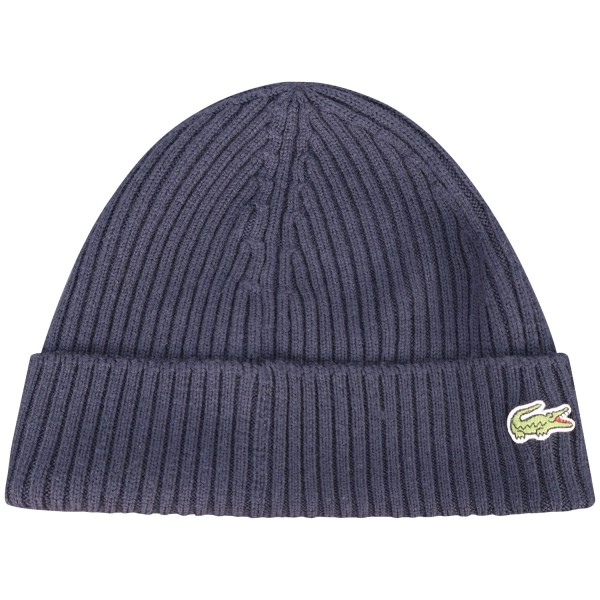 Cappello blu con mini logo per uomo