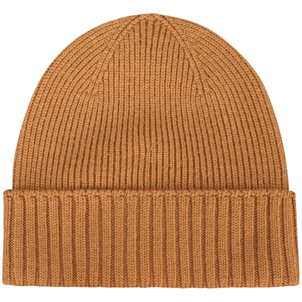Cappello marrone con mini logo per uomo