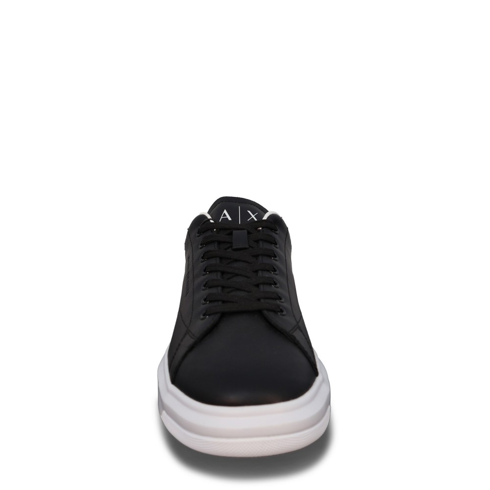 Sneakers nere con mini logo per uomo