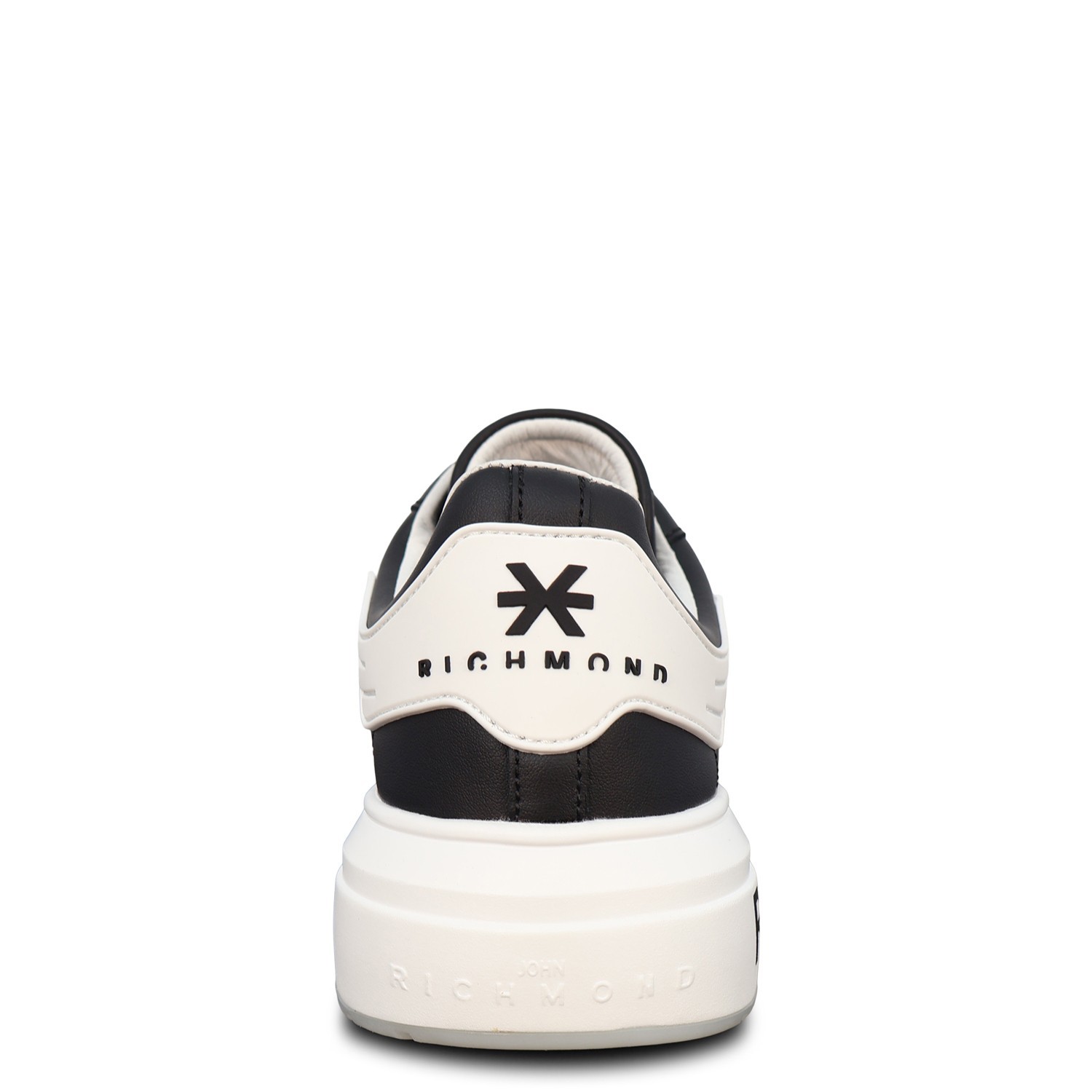 Sneakers nera con logo per uomo