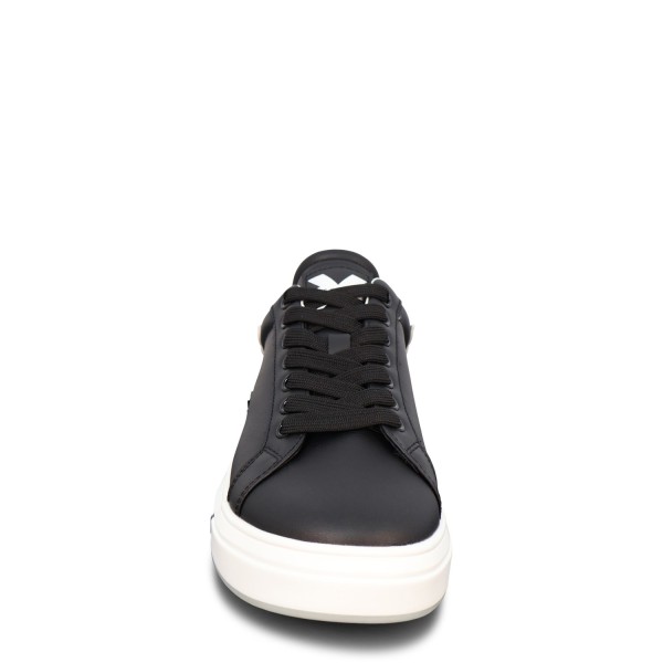 Sneakers nera con logo per uomo