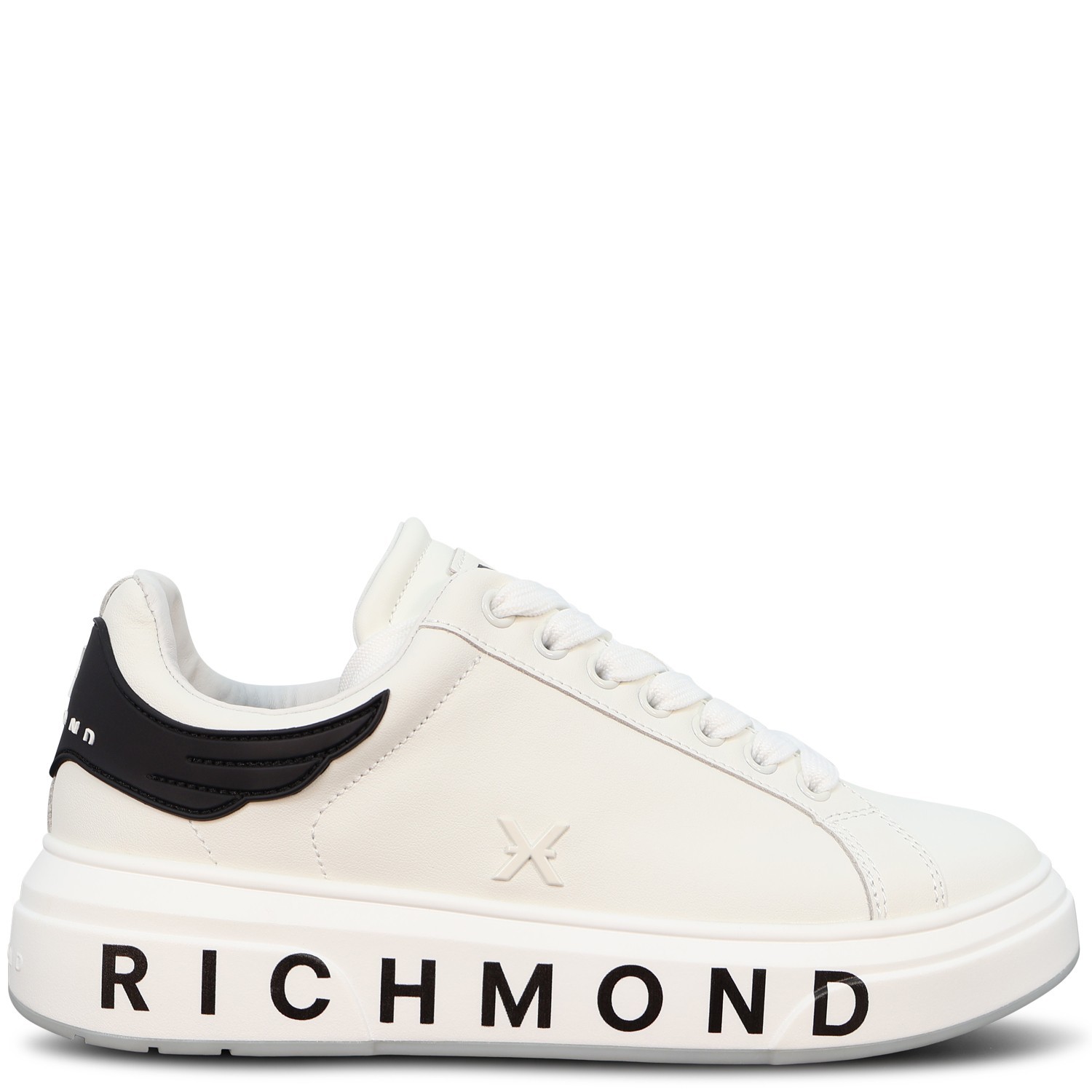 Sneakers bianca con logo per uomo