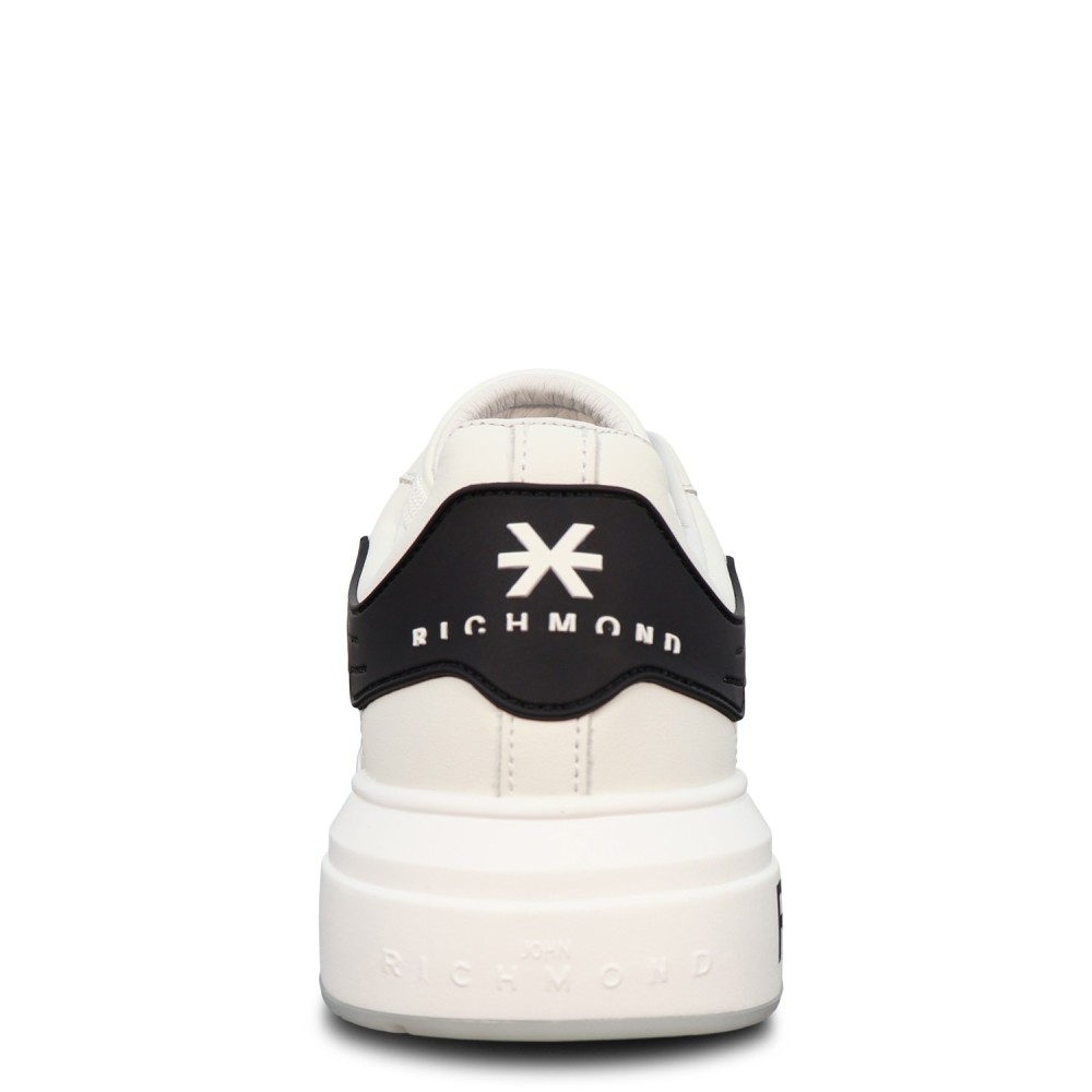 Sneakers bianca con logo per uomo