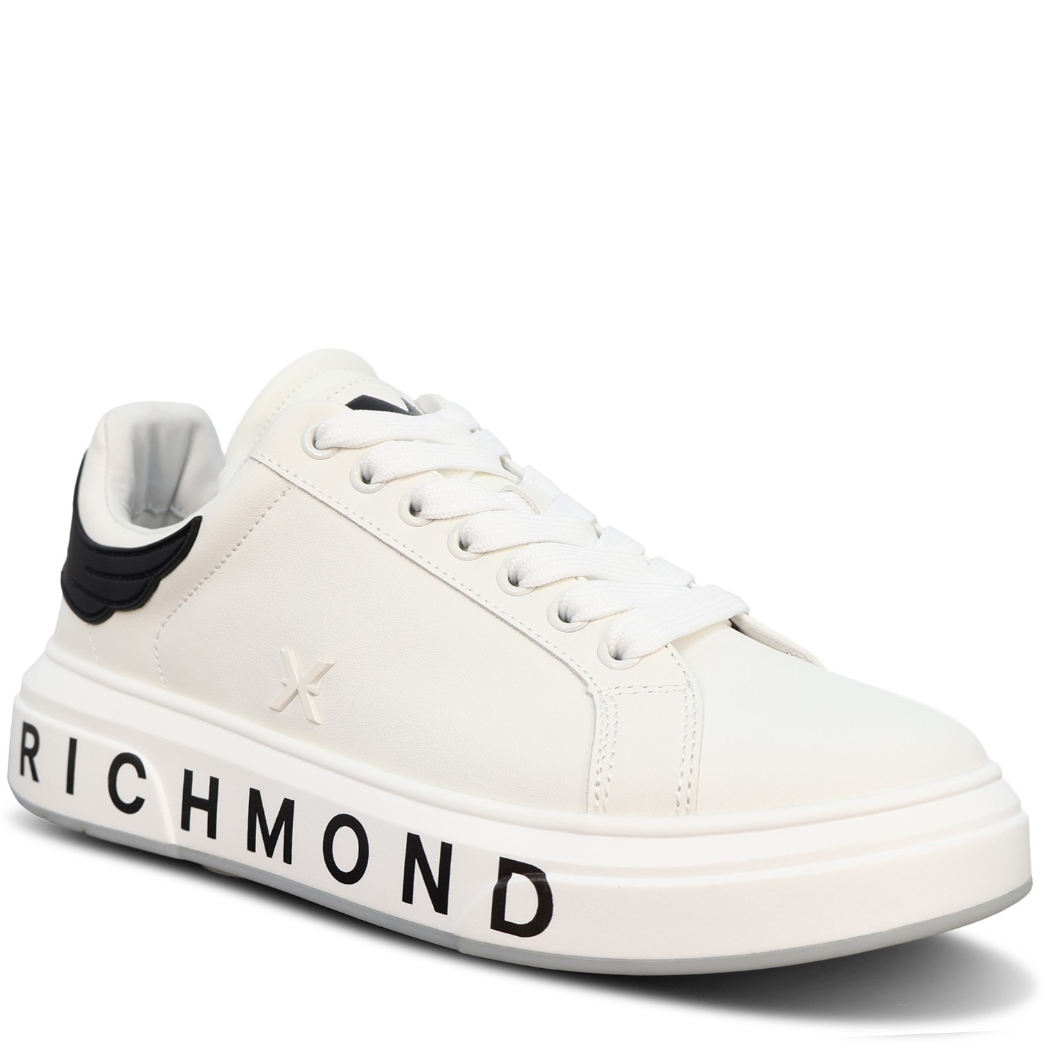 Sneakers bianca con logo per uomo 2