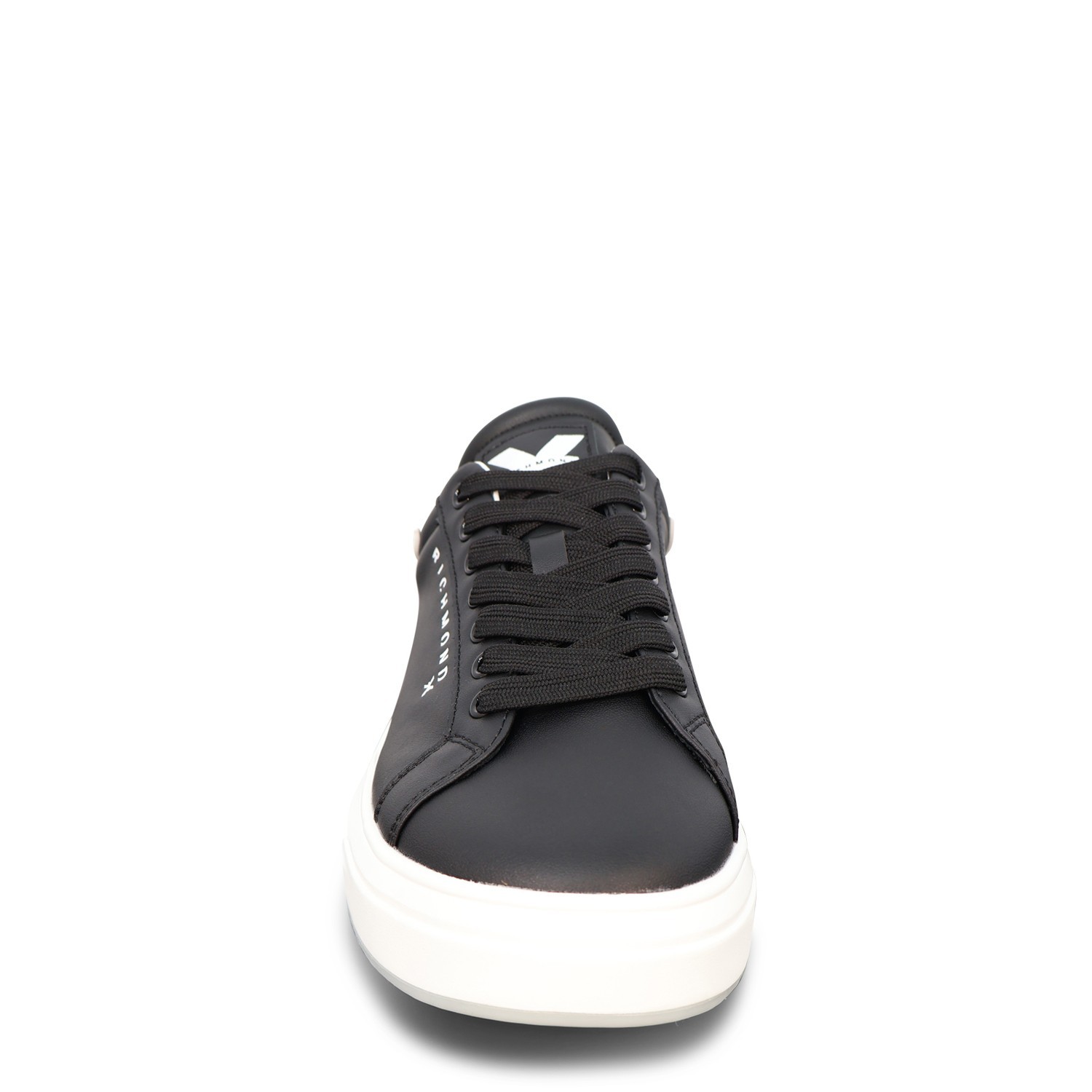 Sneakers nera con mini logo per uomo