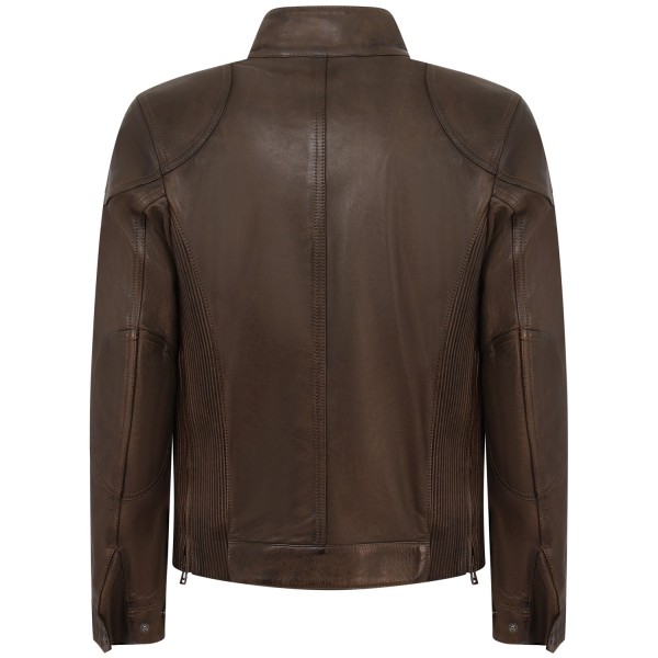Giubbotto marrone 'Gangster Jacket' per uomo