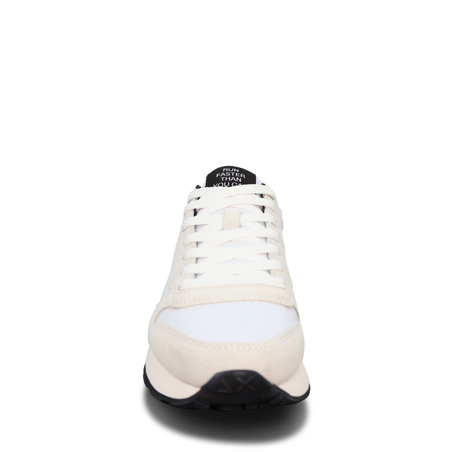 Sneakers bianca con riporti grigi per uomo