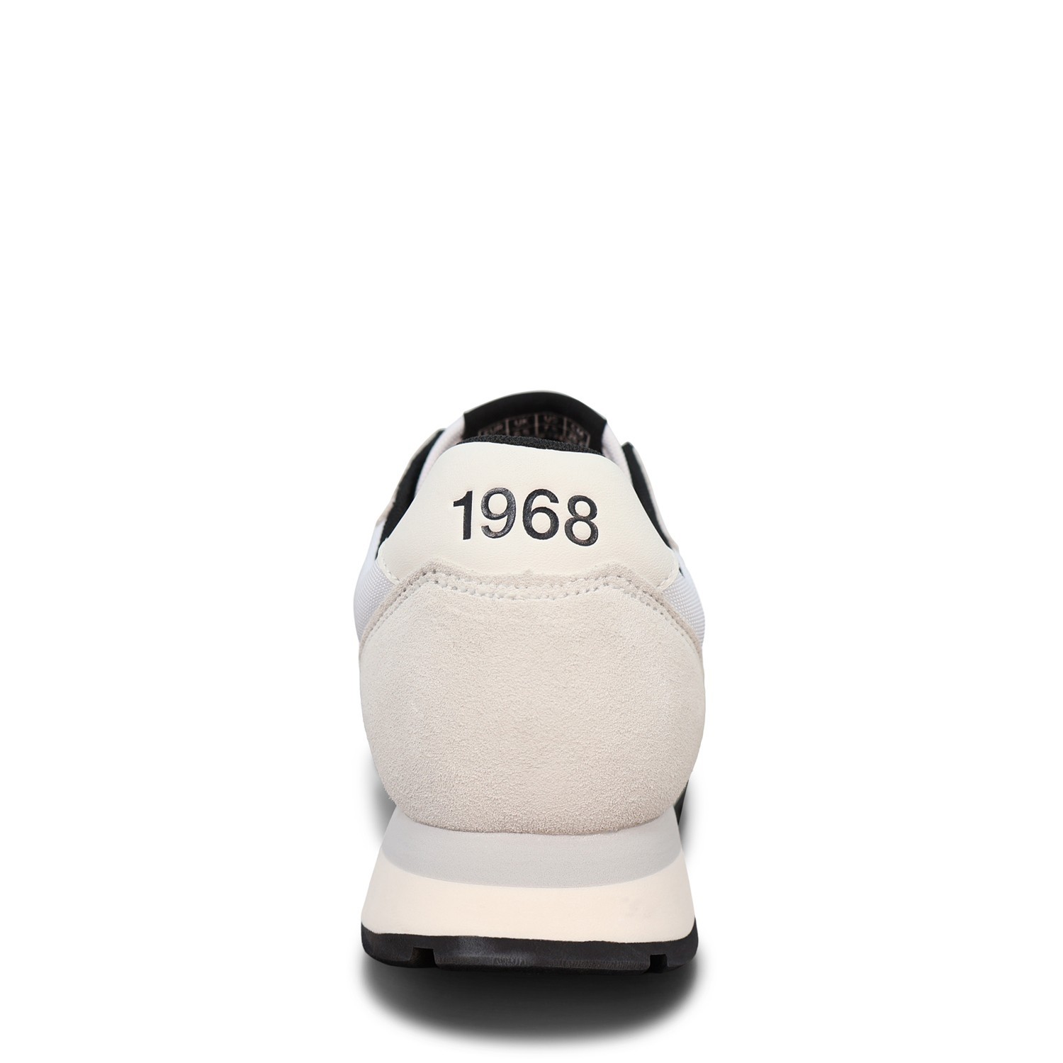 Sneakers bianca con riporti grigi per uomo