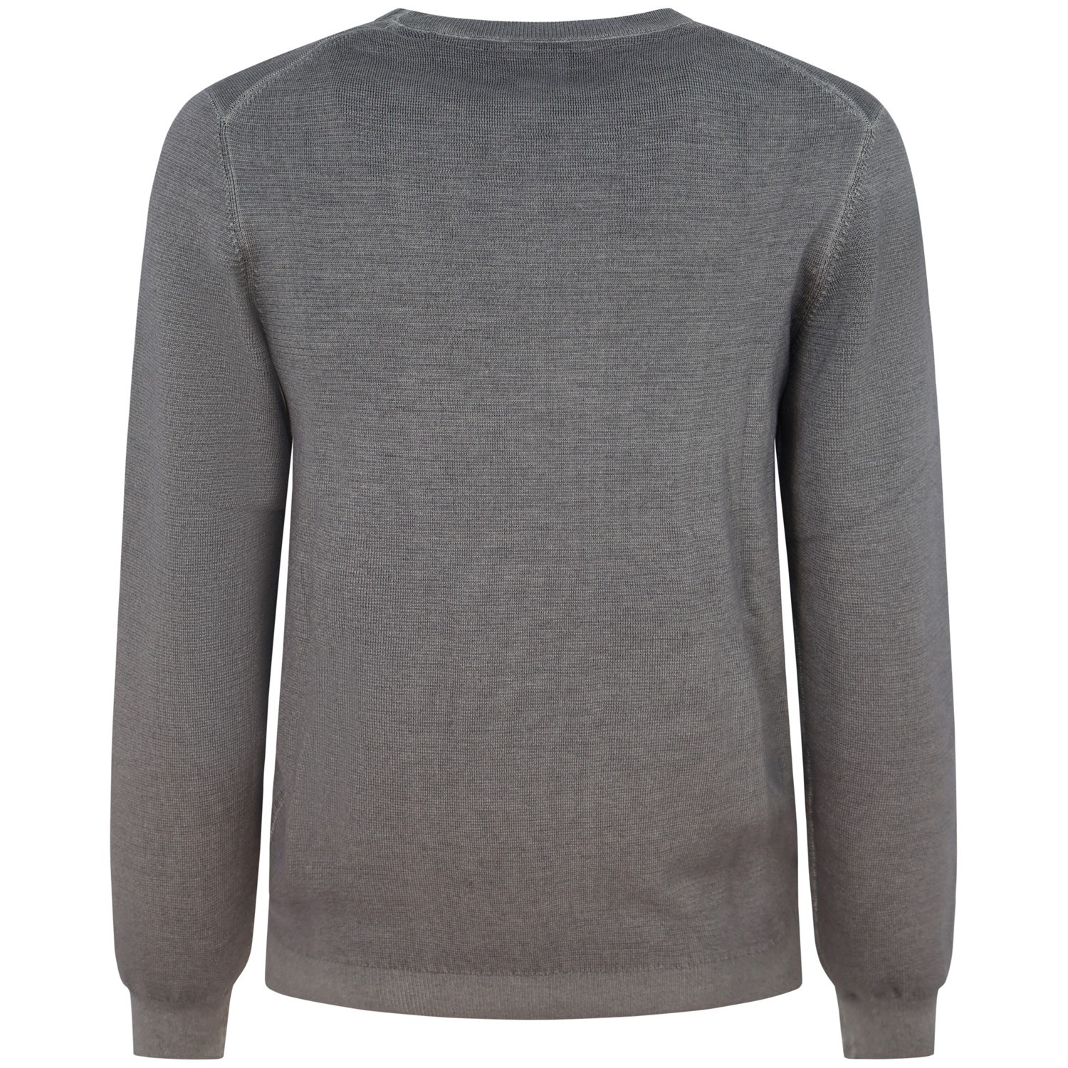 Maglione grigio con mini logo per uomo 2