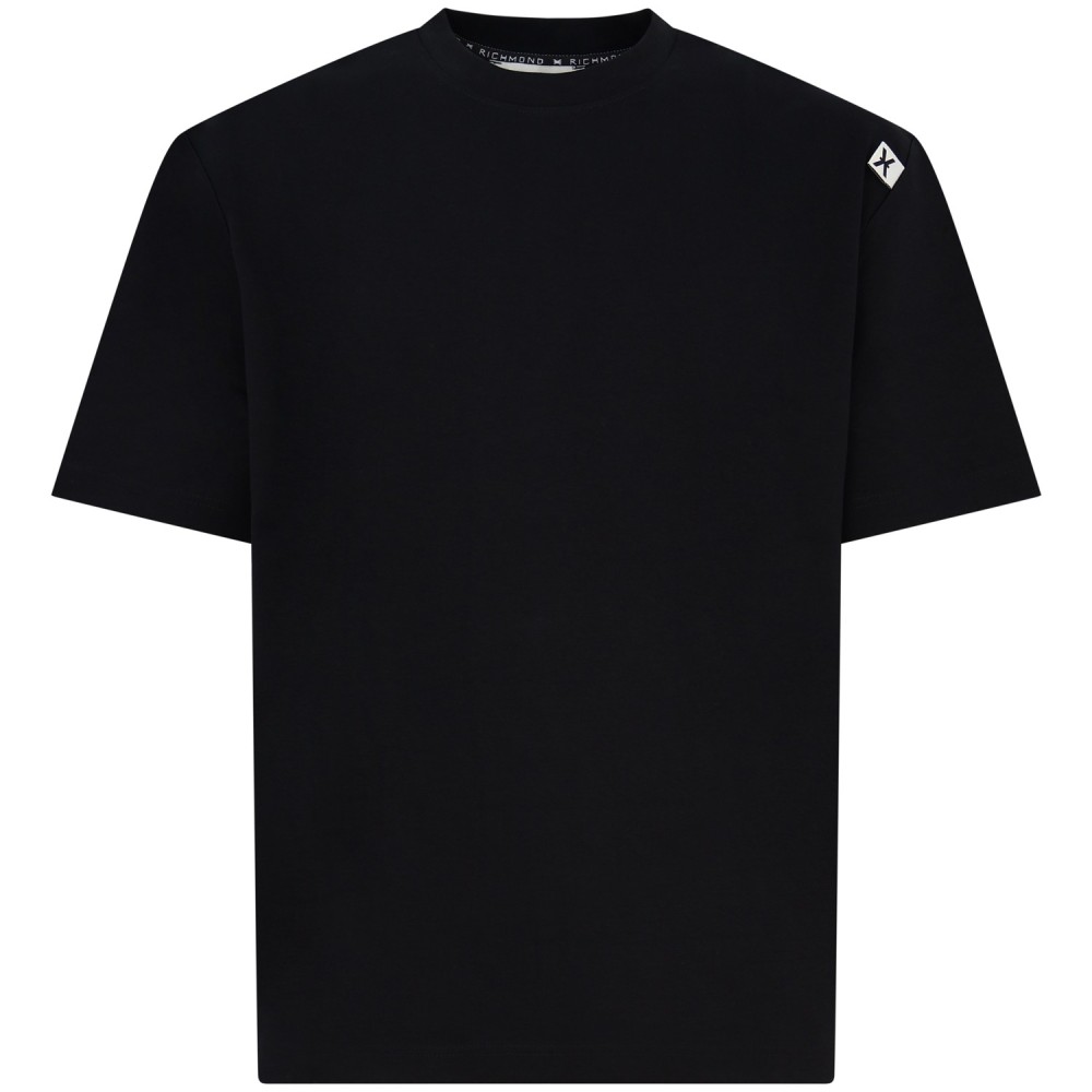 T-shirt nera per uomo