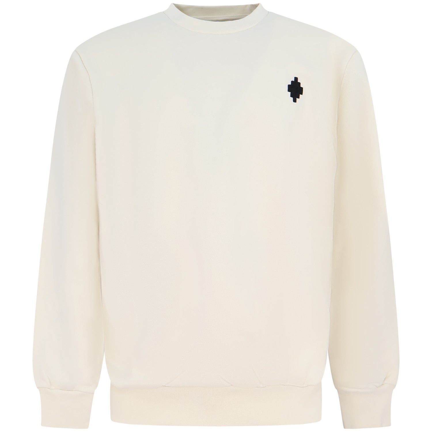 Felpa bianca con logo per uomo