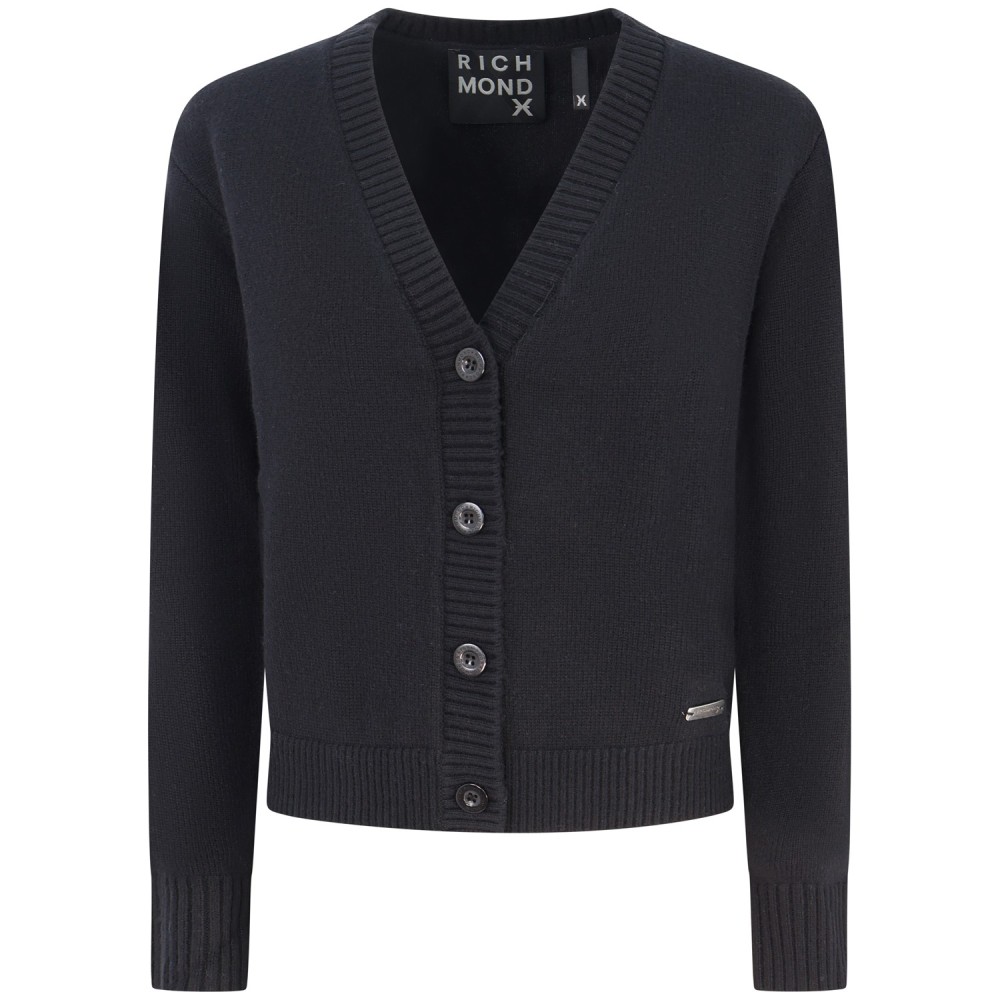 Cardigan nero per donna