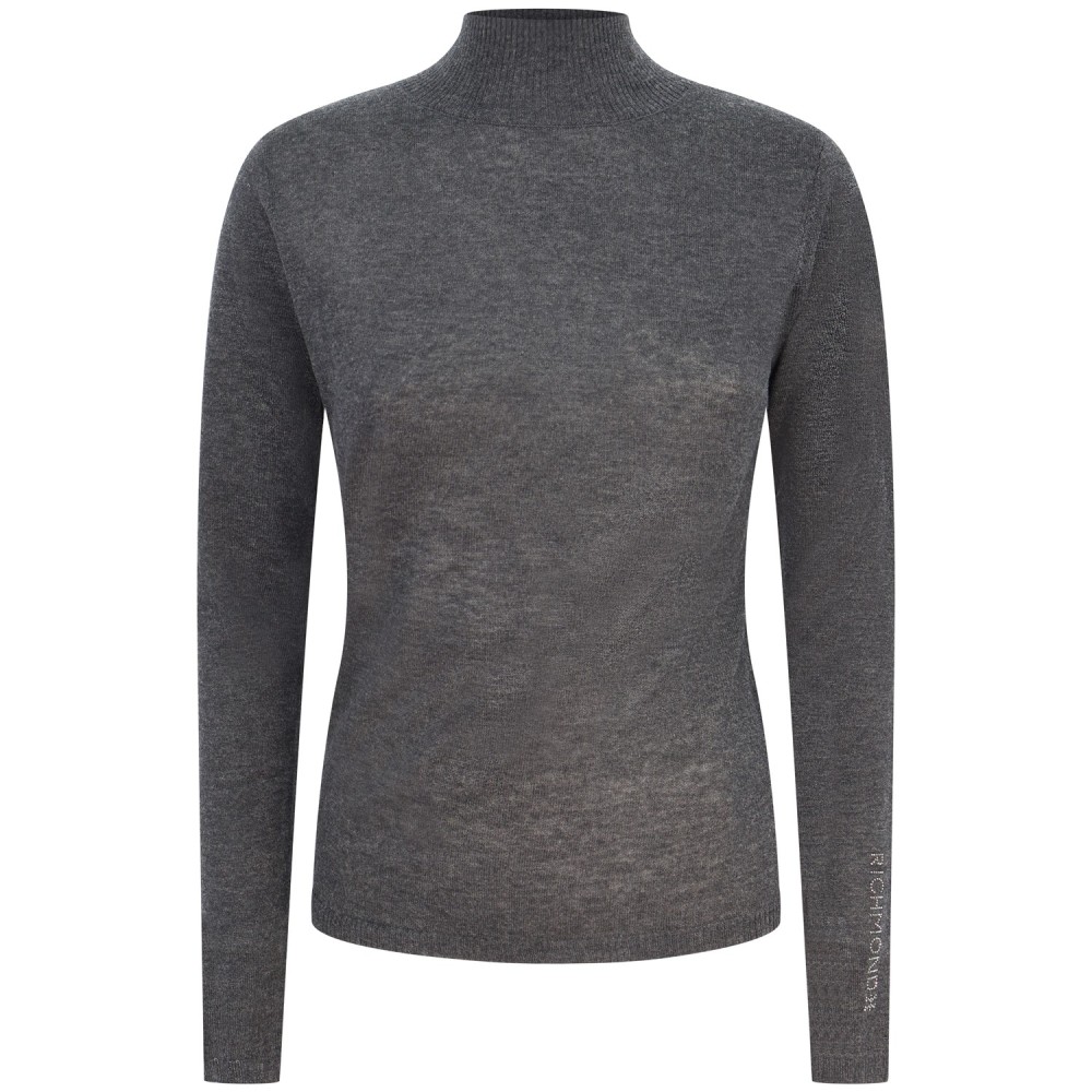 Maglione grigio per donna