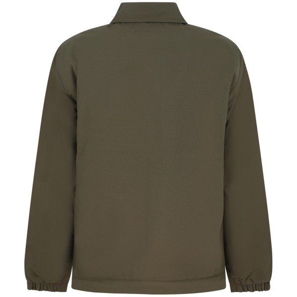 Giubbotto verde con mini logo per uomo