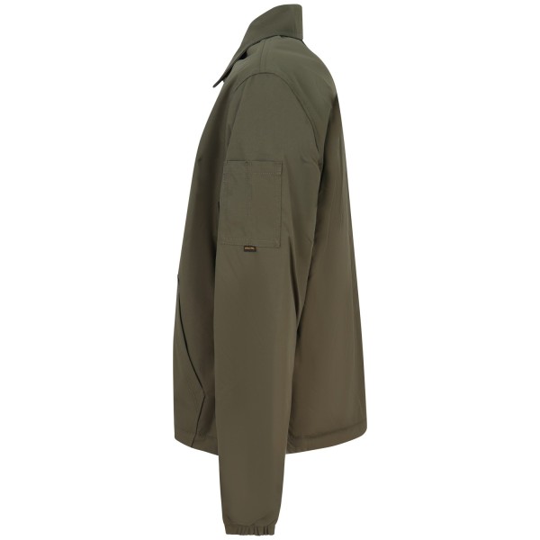 Giubbotto verde con mini logo per uomo