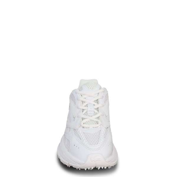 Sneakers bianche con mini logo per uomo