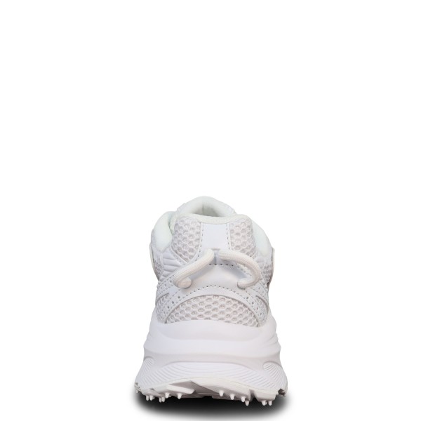 Sneakers bianche con mini logo per uomo