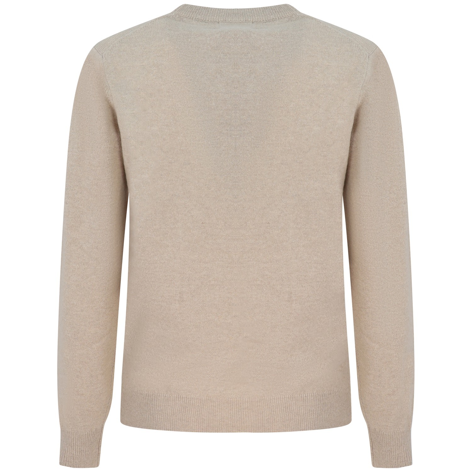 Maglione beige con mini logo per uomo 2