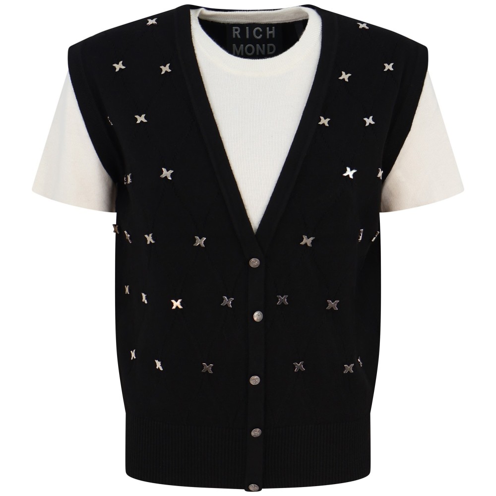 Maglione nero per donna
