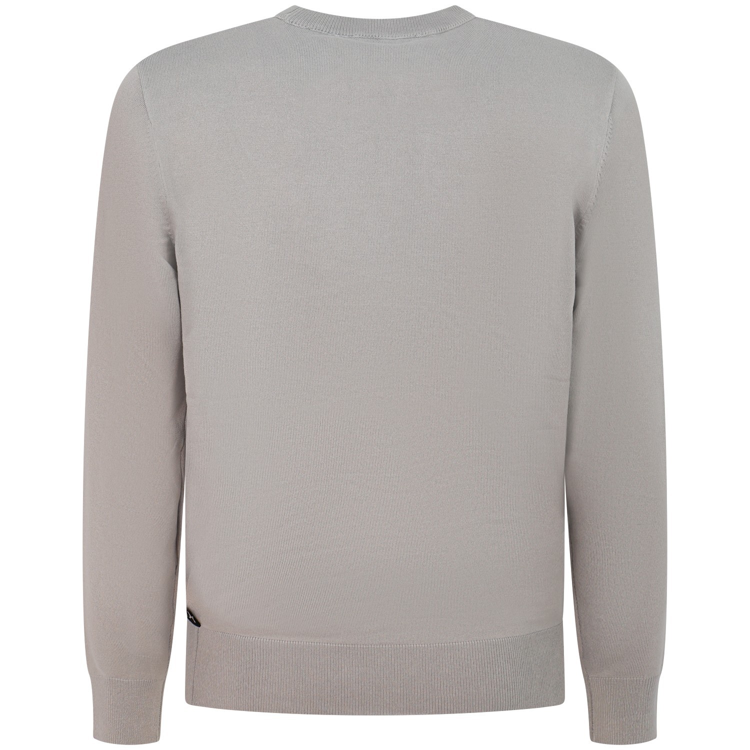 Maglione grigio con mini logo per uomo 2