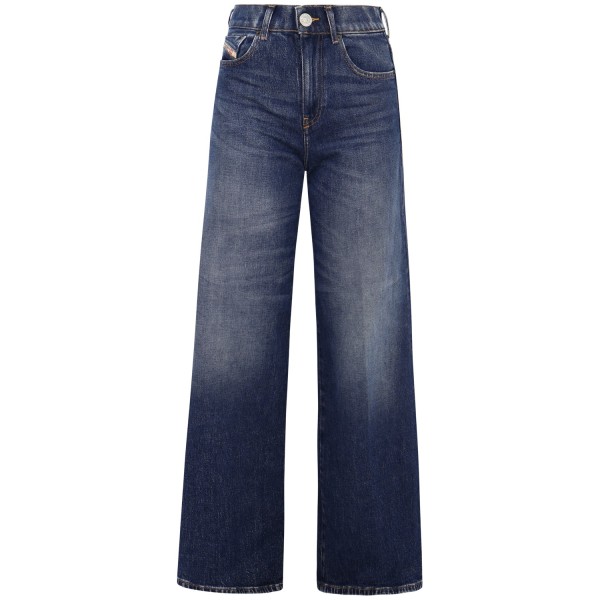 Jeans blu scuro per donna