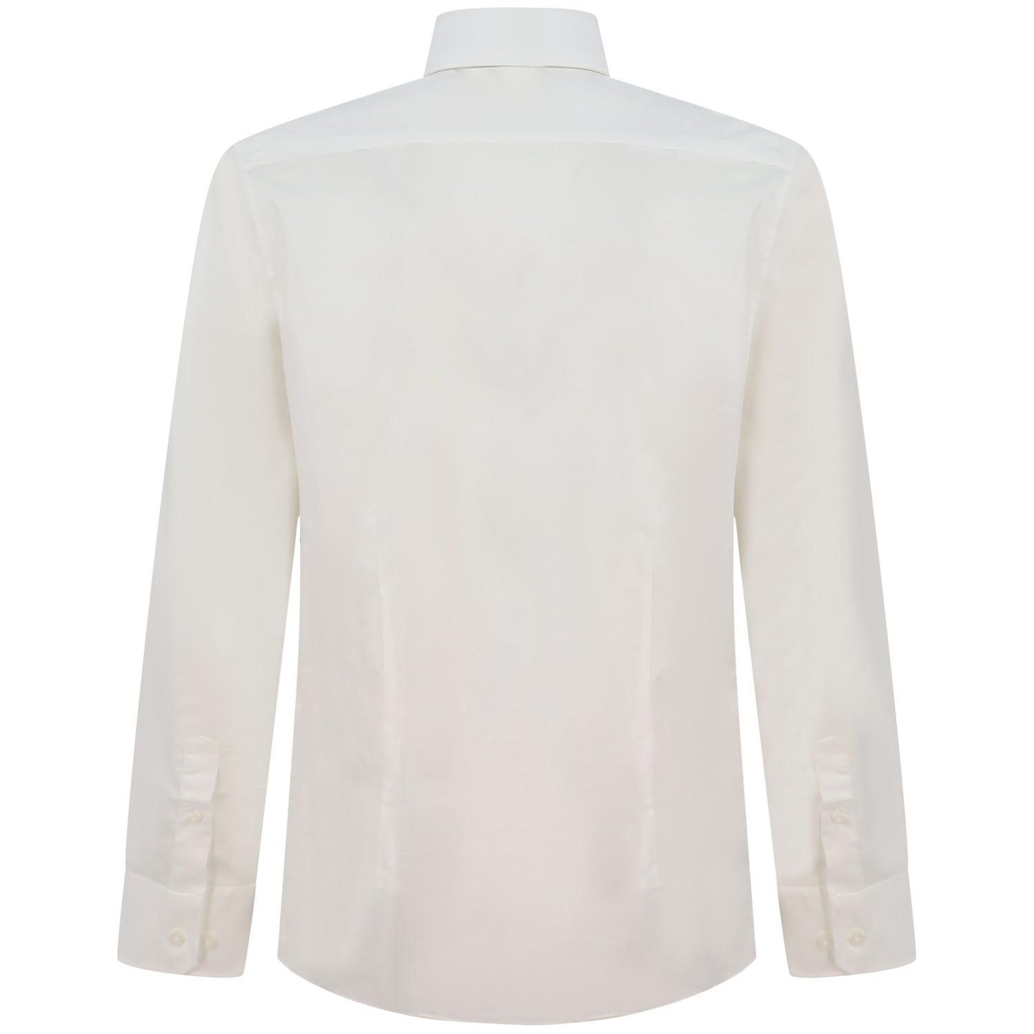 Camicia bianca con mini logo per uomo 2