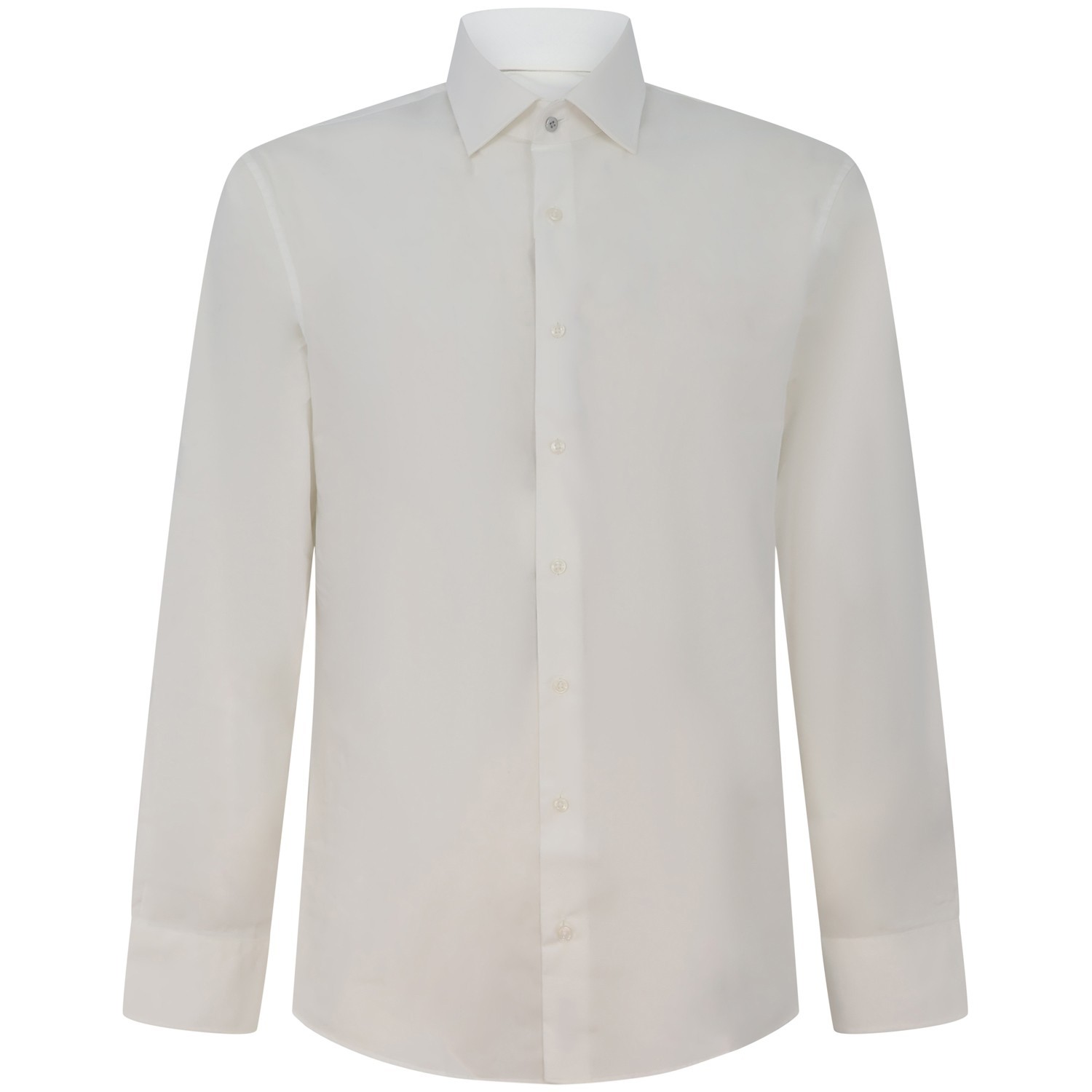 Camicia bianca con mini logo per uomo