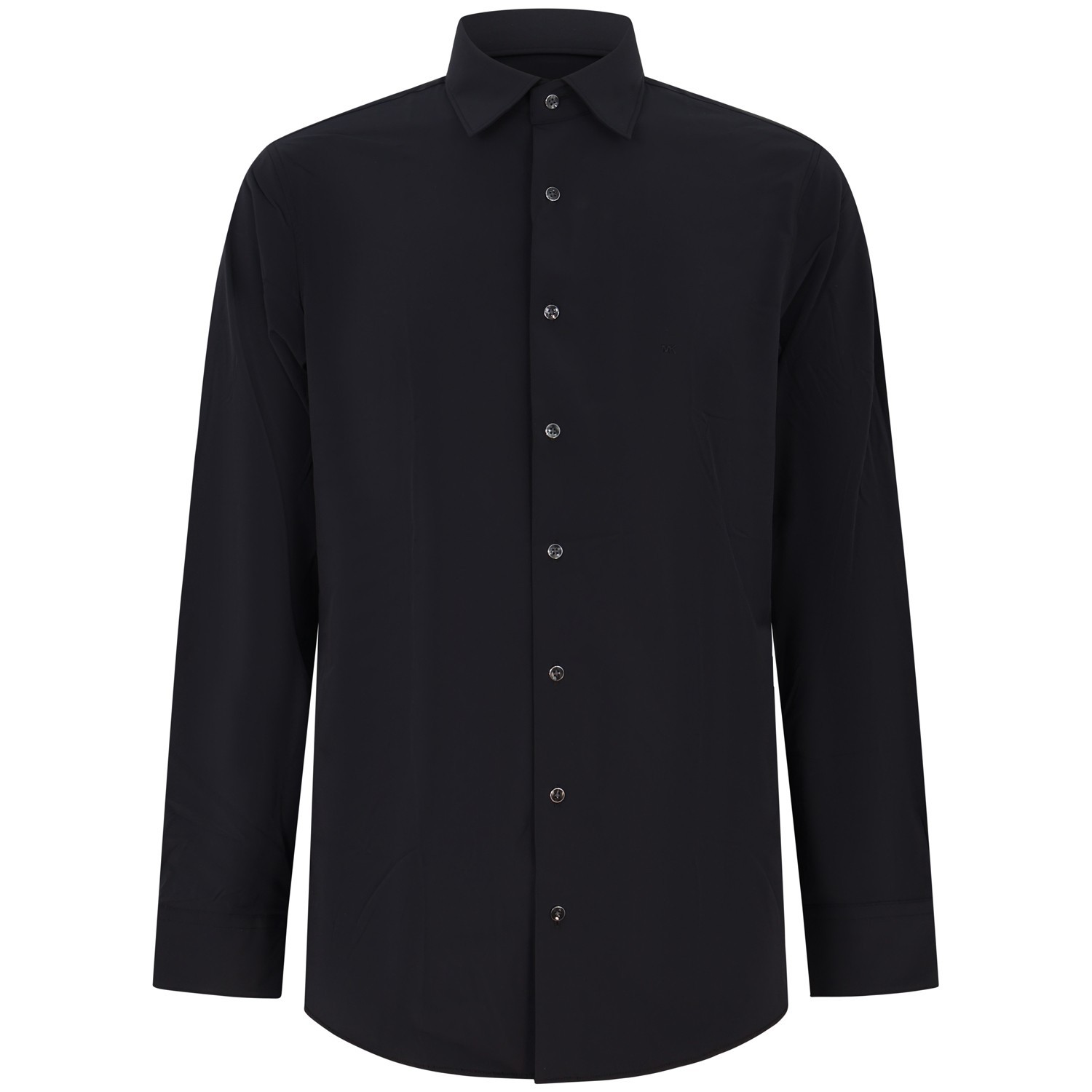 Camicia nera con mini logo per uomo