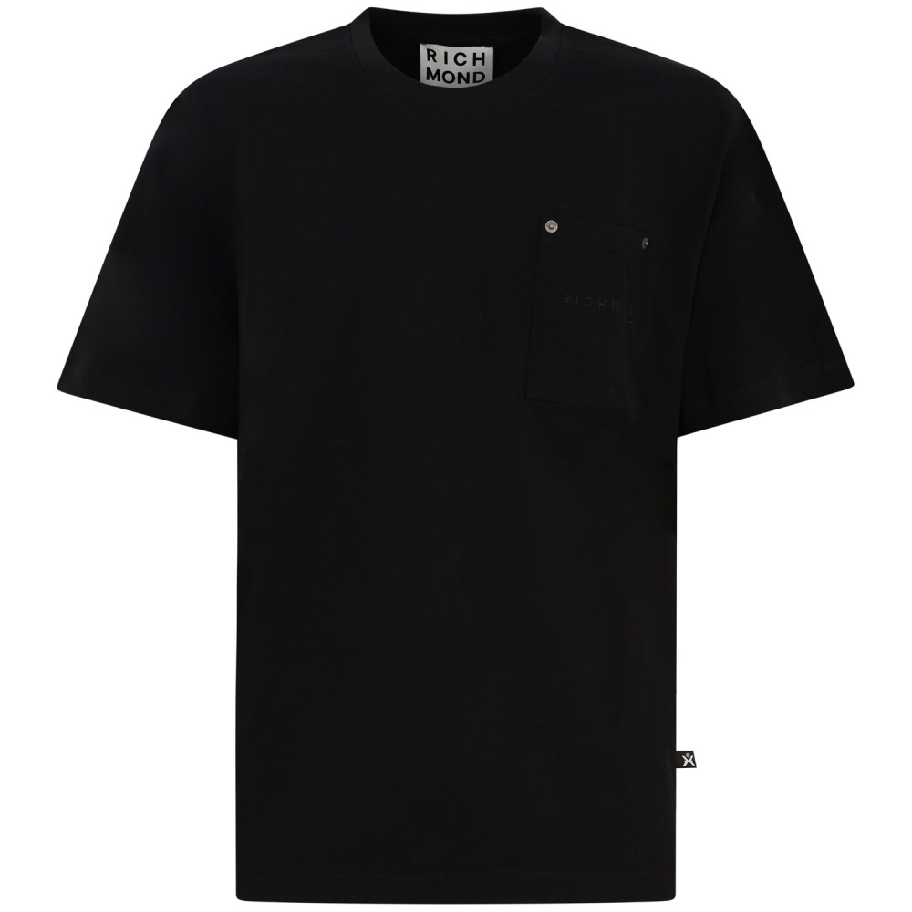 T-shirt nera per uomo