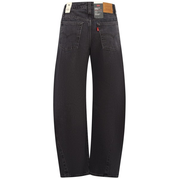 Jeans grigio 'Baggy Dad Barrel per donna