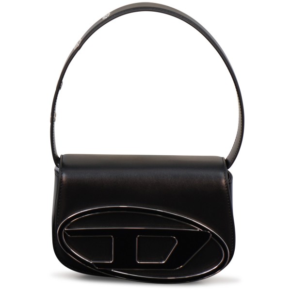 Borsa con logo nera per donna