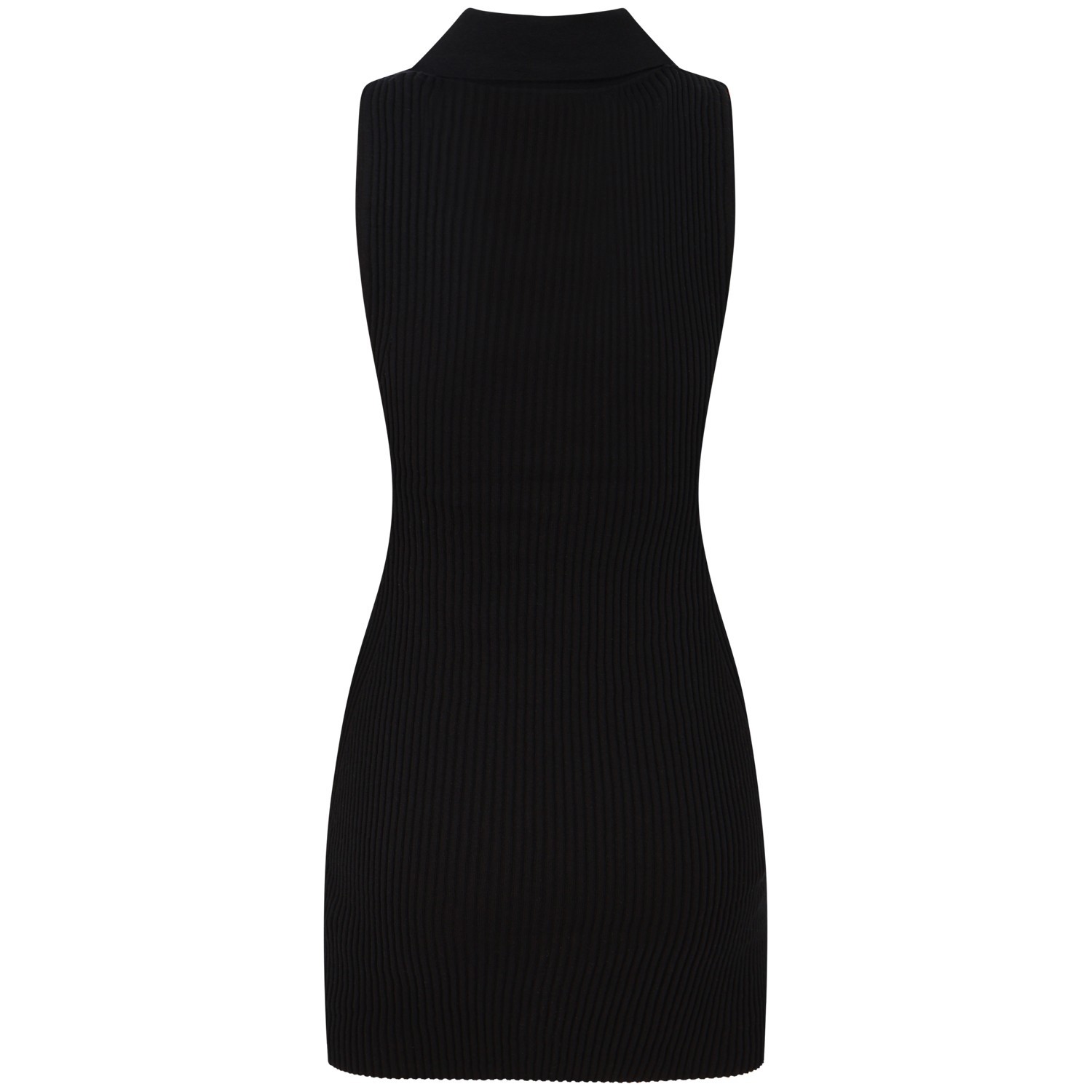 Vestito in maglia nero per donna 2