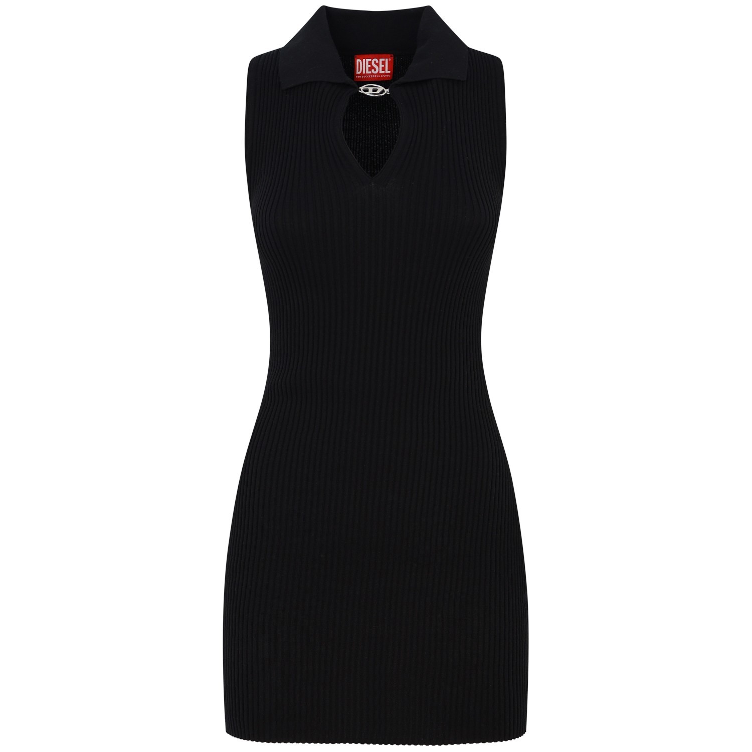 Vestito in maglia nero per donna