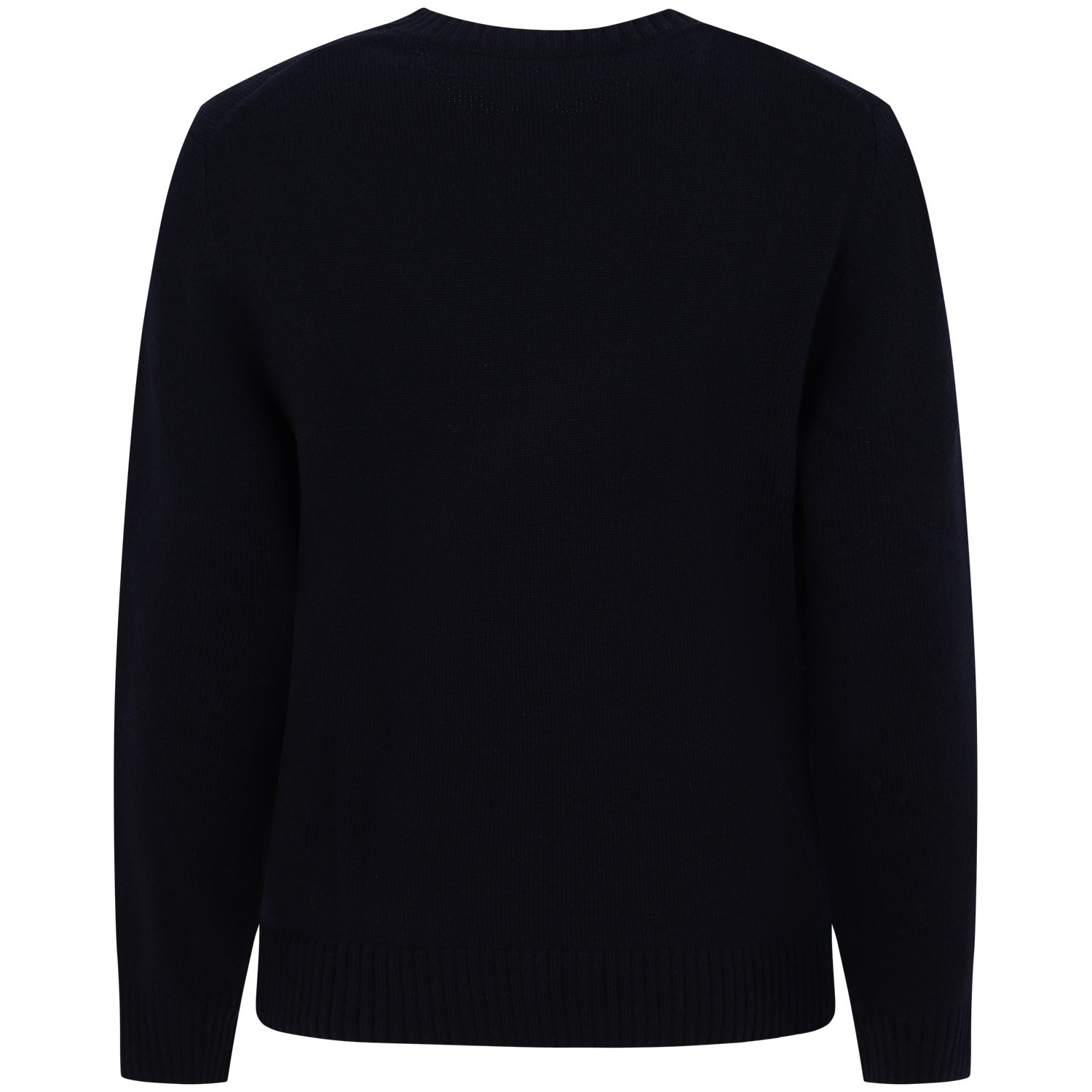 Maglione blu con mini logo per uomo 2