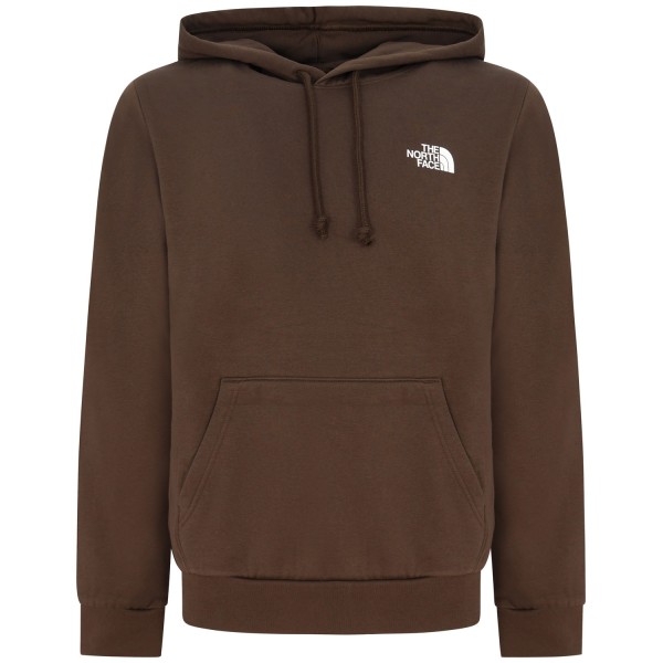 Felpa marrone con cappuccio per uomo