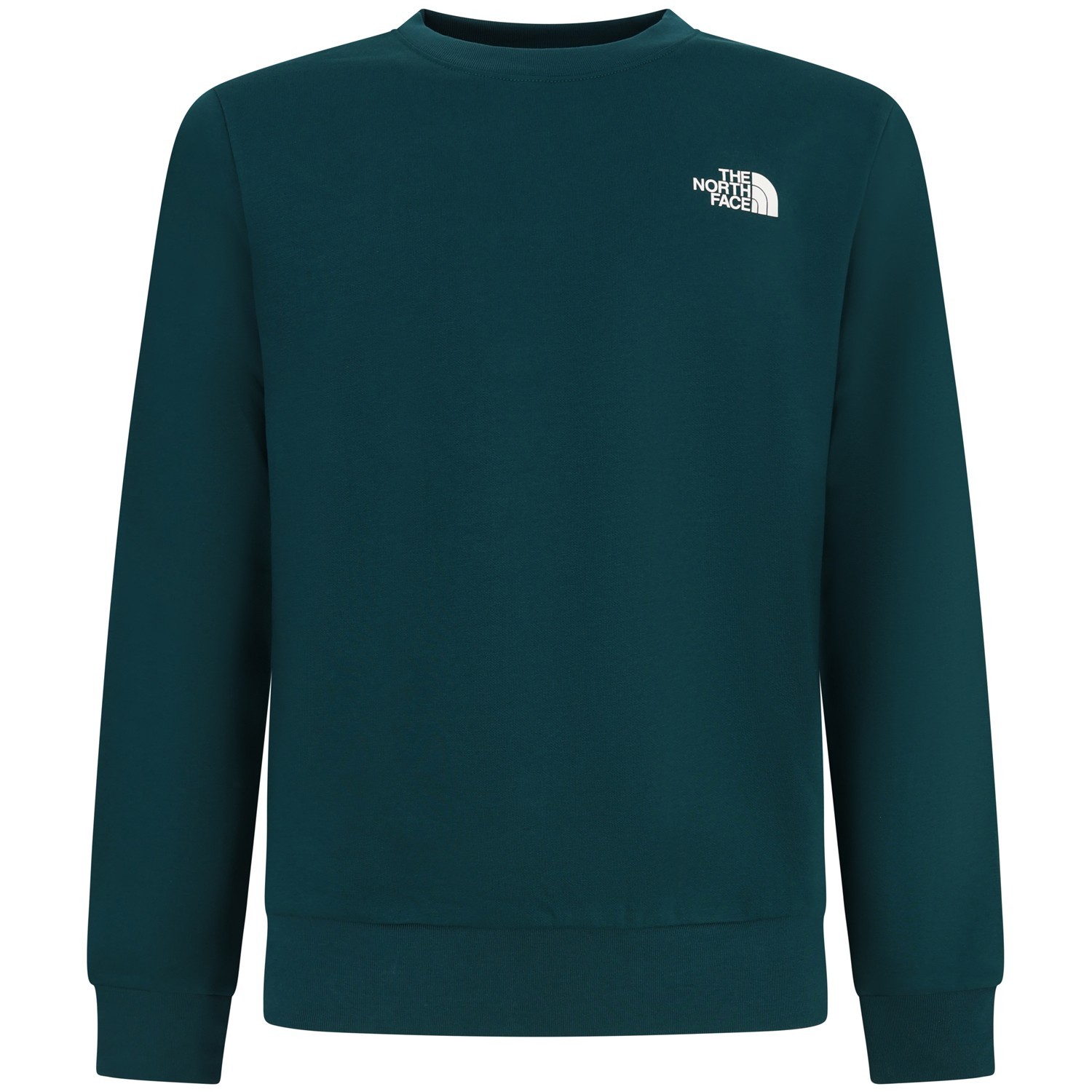 Felpa verde con mini logo per uomo
