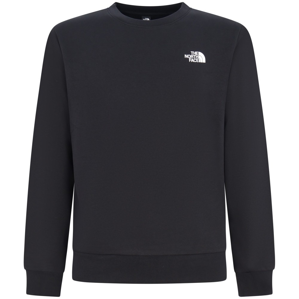 Felpa nera con mini logo per uomo