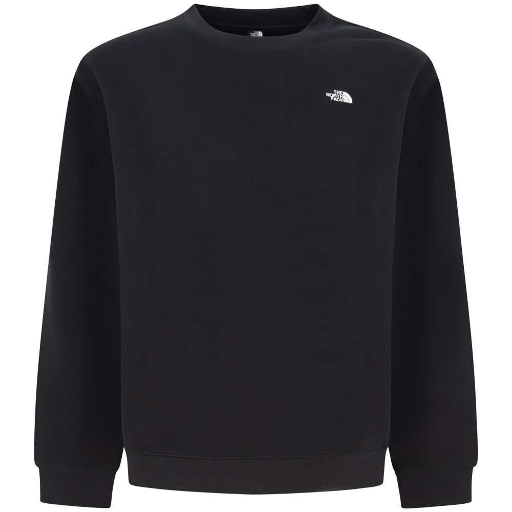 Felpa nera con mini logo per uomo