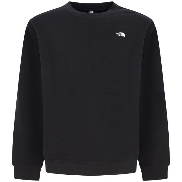 Felpa nera con mini logo per uomo