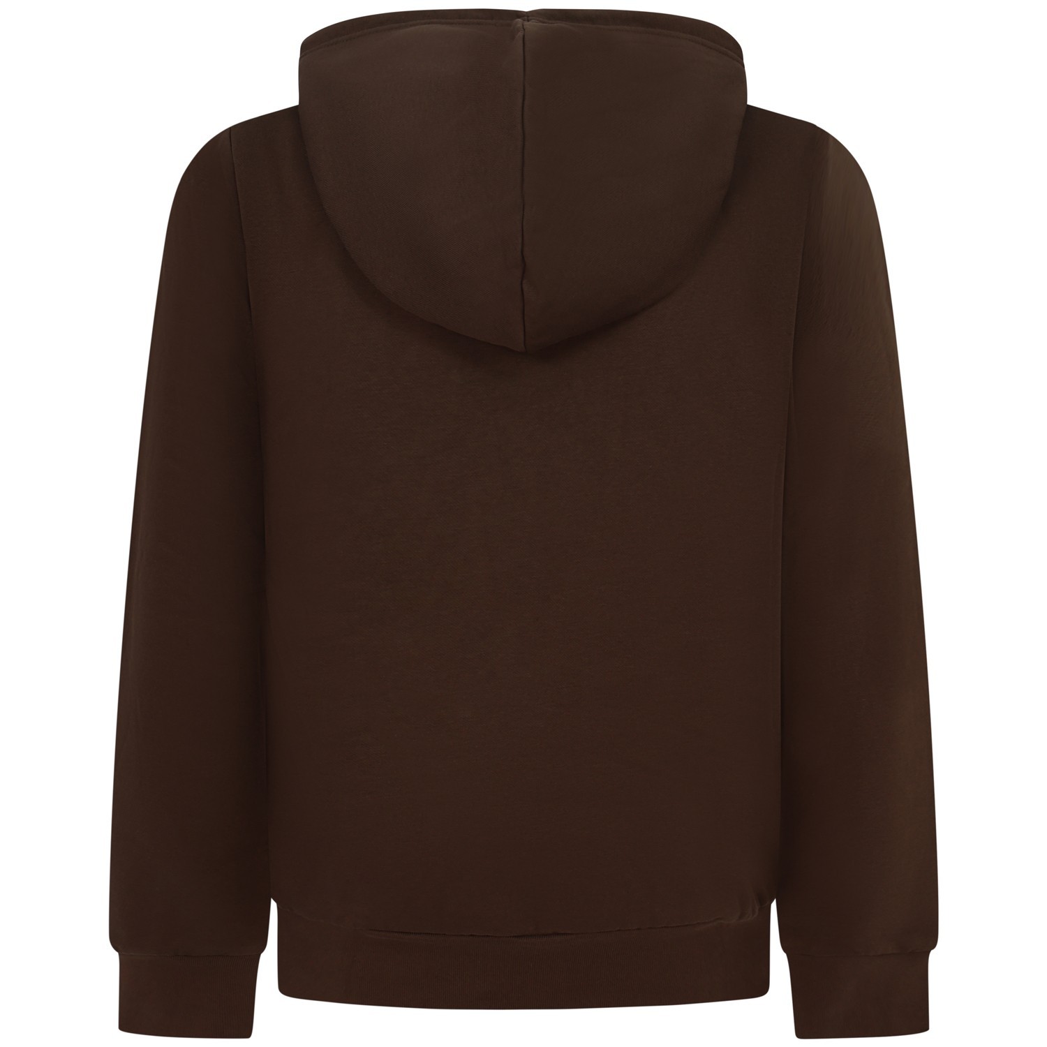 Felpa marrone con cappuccio per uomo 2