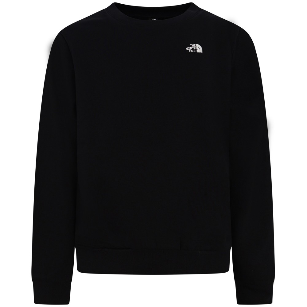Felpa nera con mini logo per uomo