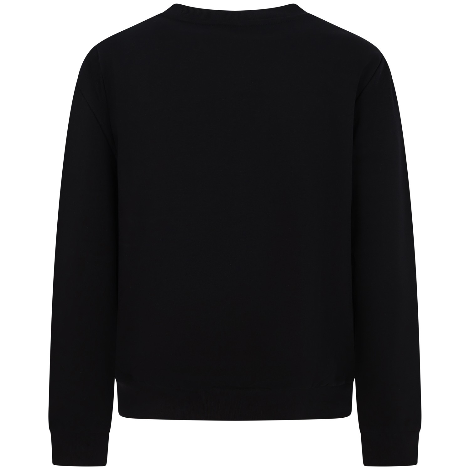 Felpa nera con mini logo per uomo 2