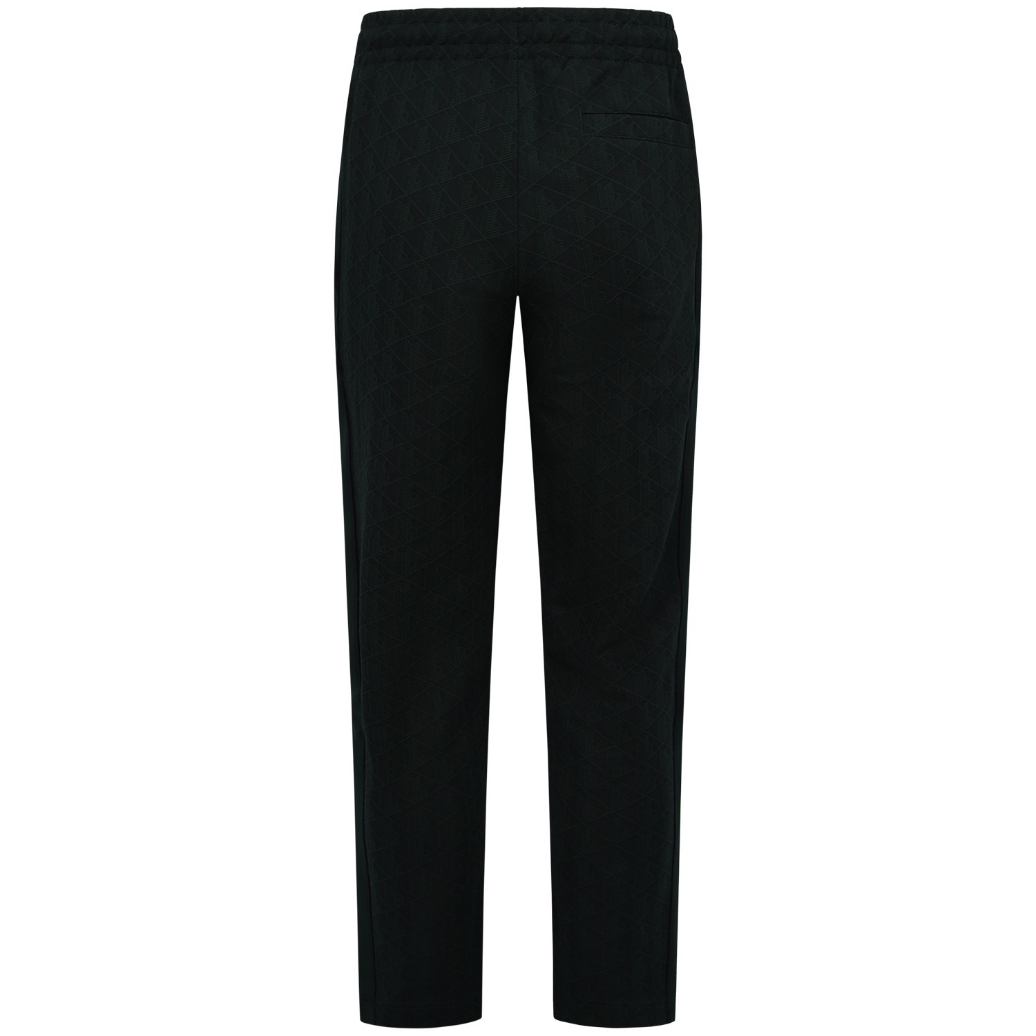 Pantalone tuta verde con logo all over per uomo