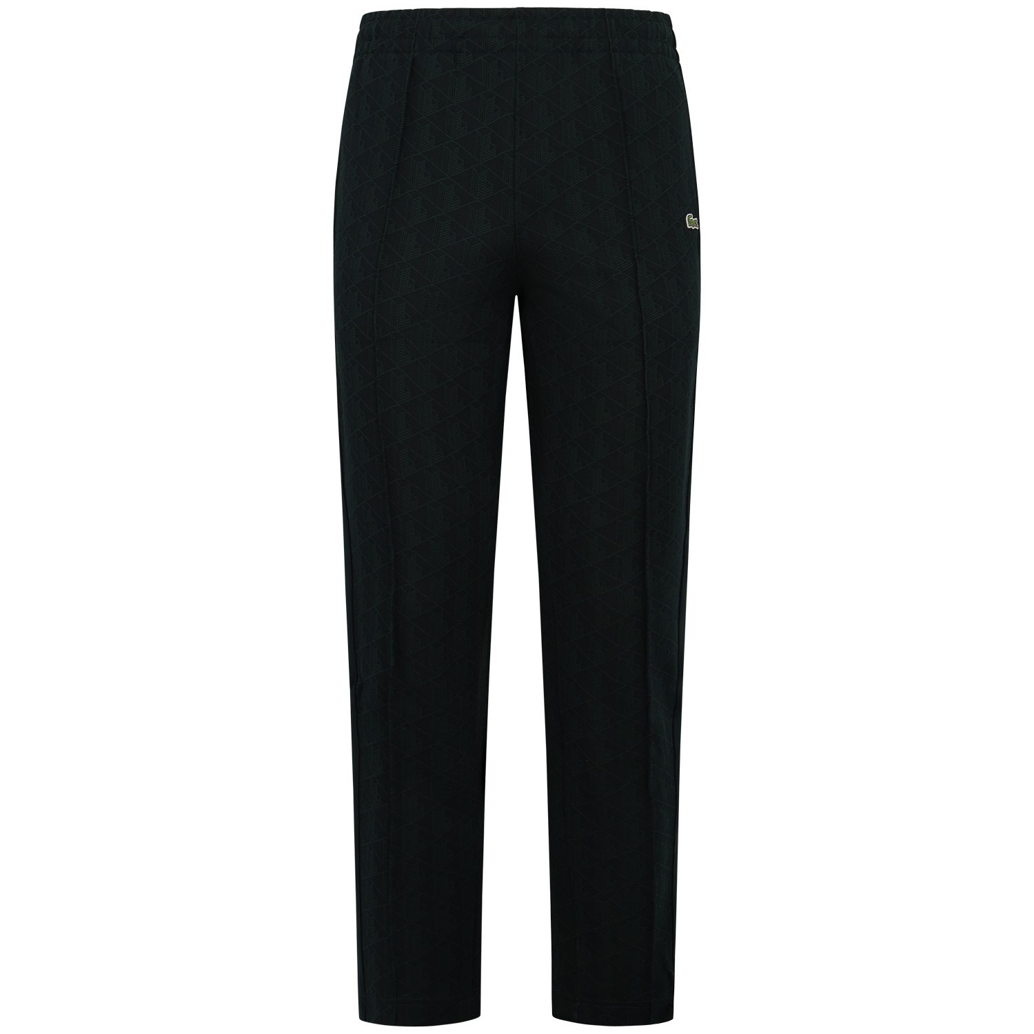 Pantalone tuta verde con logo all over per uomo 2