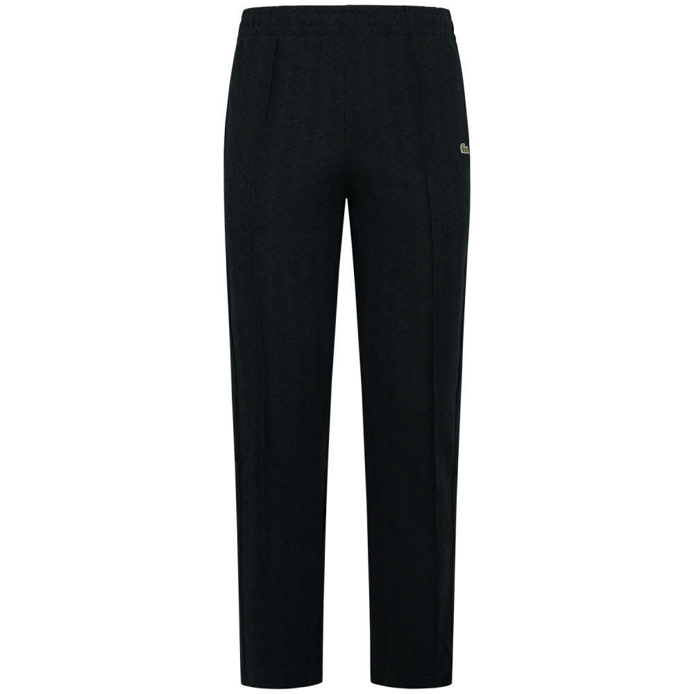 Pantalone tuta verde con logo all over per uomo