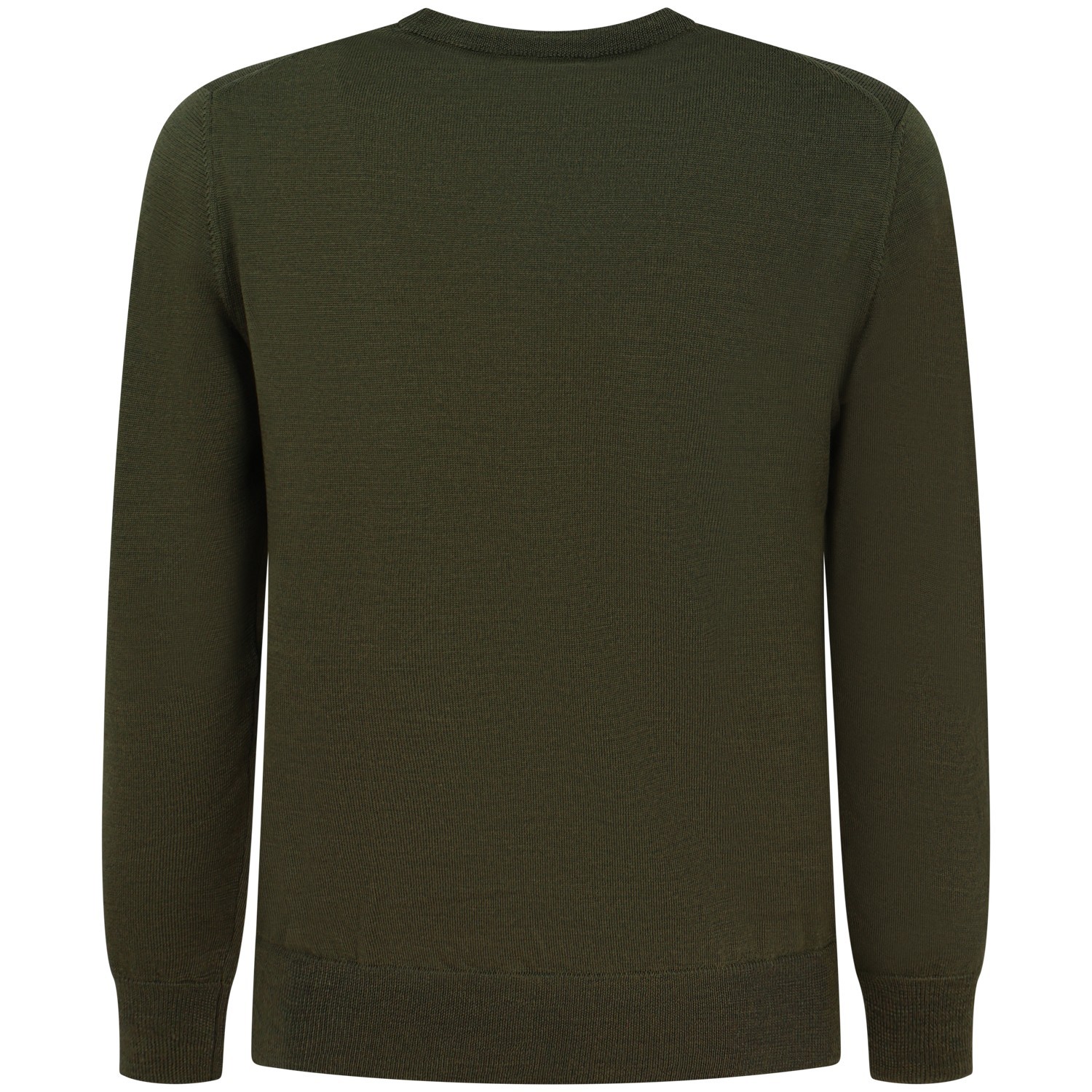 Maglione verde con mini logo per uomo 2