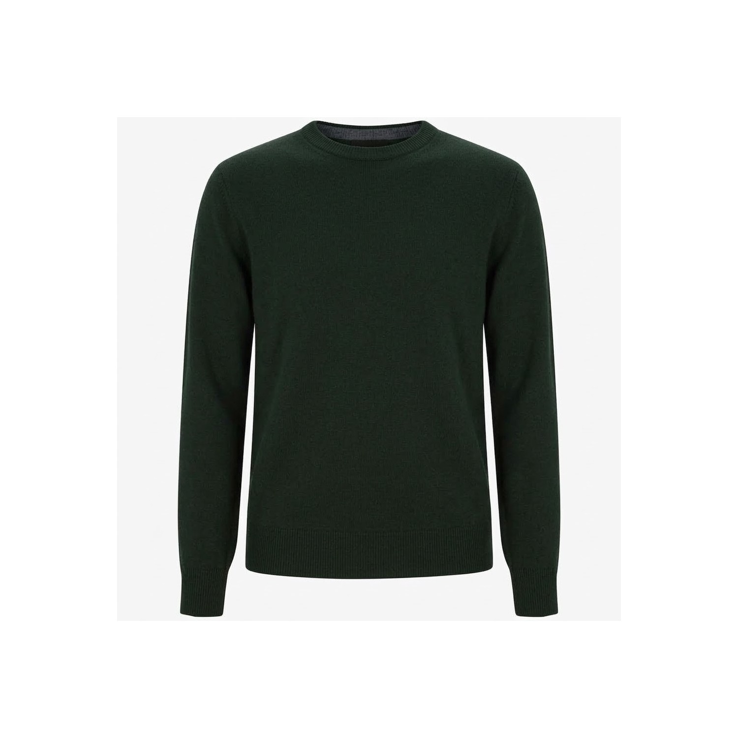 Maglione verde con mini logo per uomo